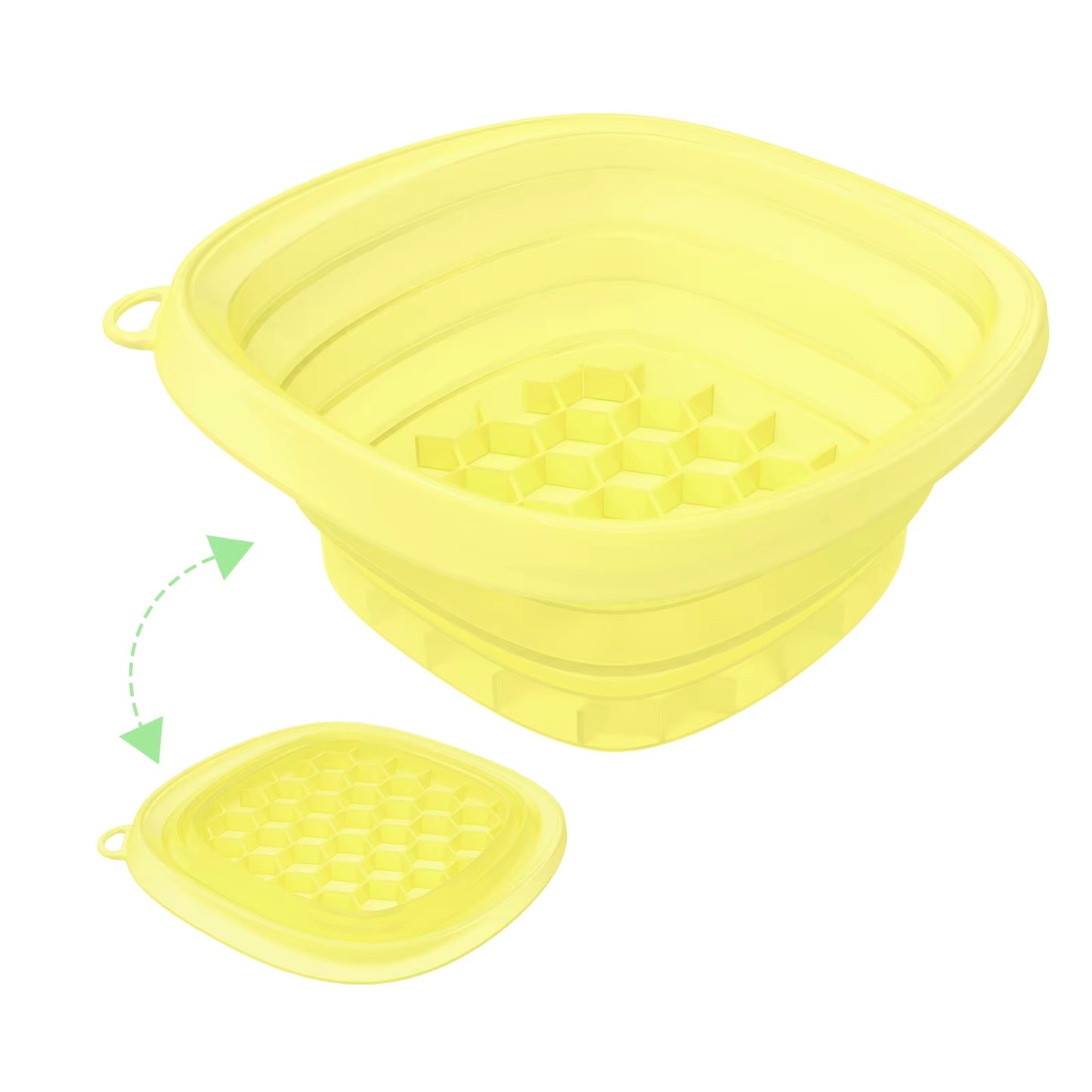 Collapsible Silicone Face Ice Bath Tray Cold Therapy for Facial Puffiness Portable Cryo Skin Tool Travel Beauty Bowl Facial Tool