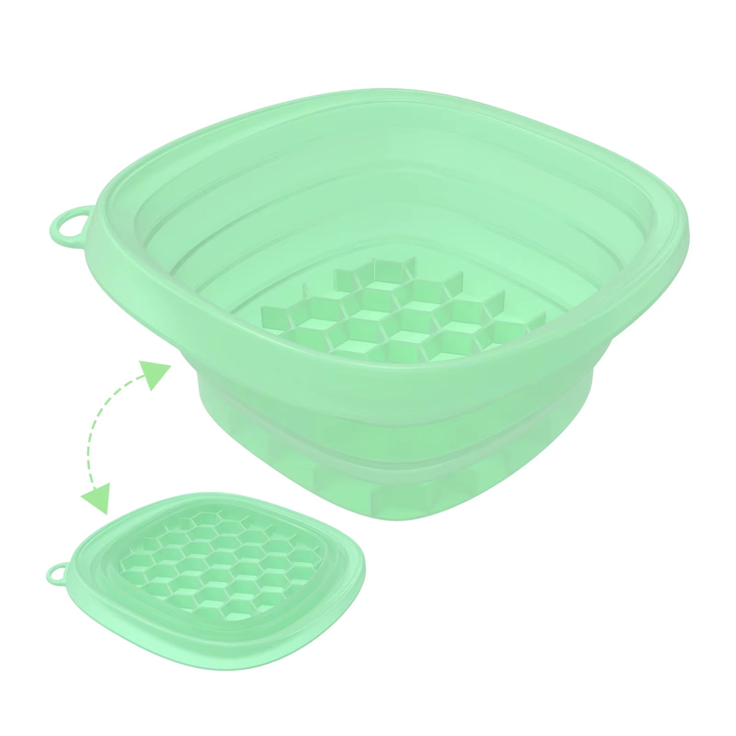 Collapsible Silicone Face Ice Bath Tray Cold Therapy for Facial Puffiness Portable Cryo Skin Tool Travel Beauty Bowl Facial Tool